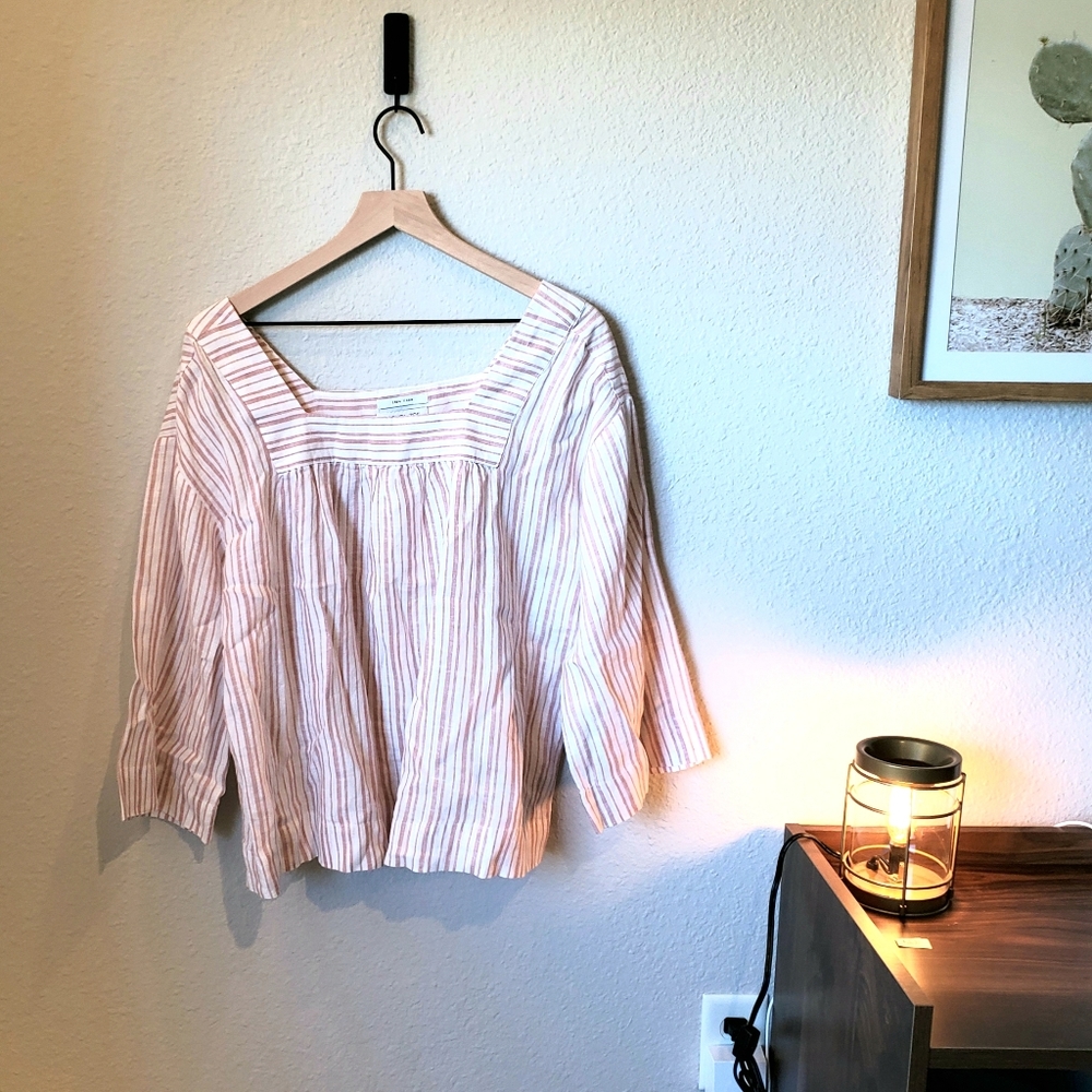 Rachel Zoe 100% Linen Top